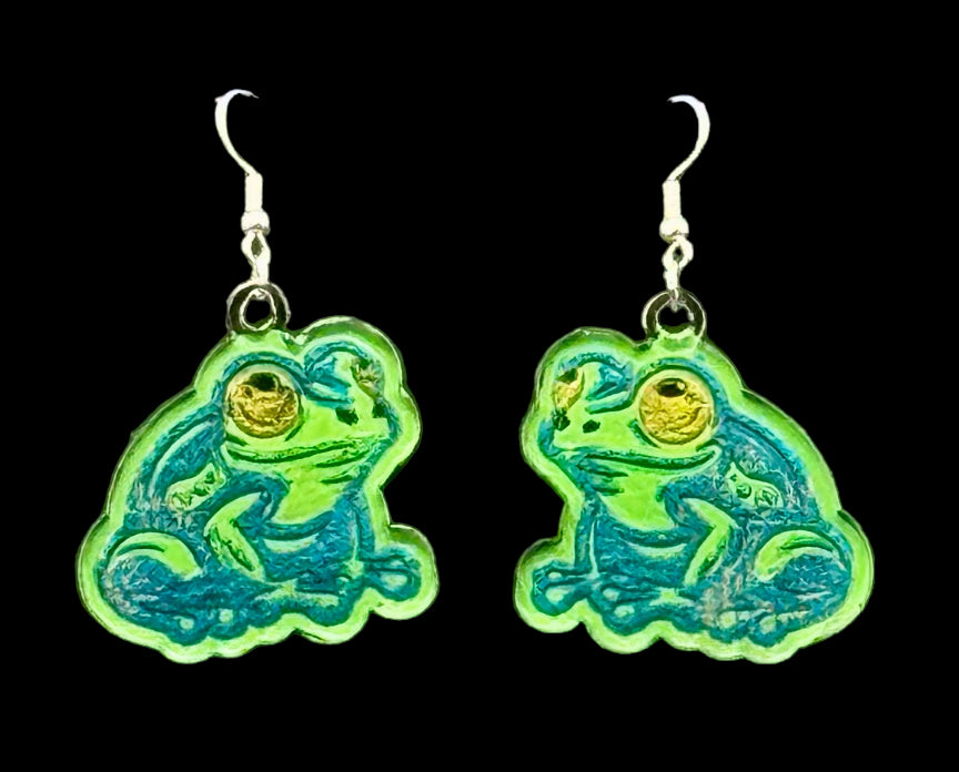 Frog Dangle earrings