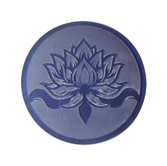 Elegant Lotus Flower Design Round Coaster