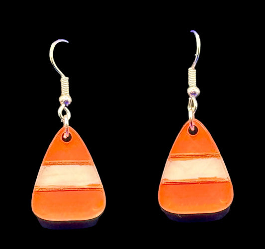 Candy Corn Earrings