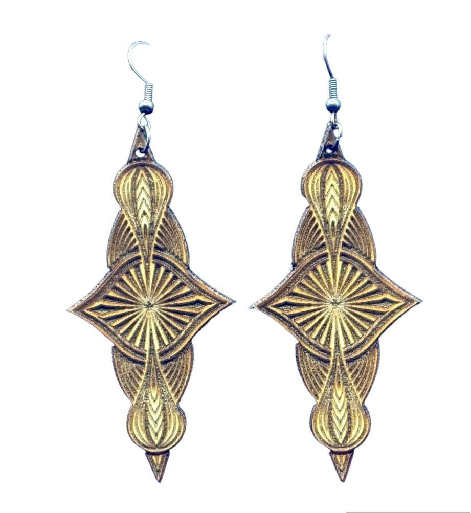 Art Deco Dangle Earrings