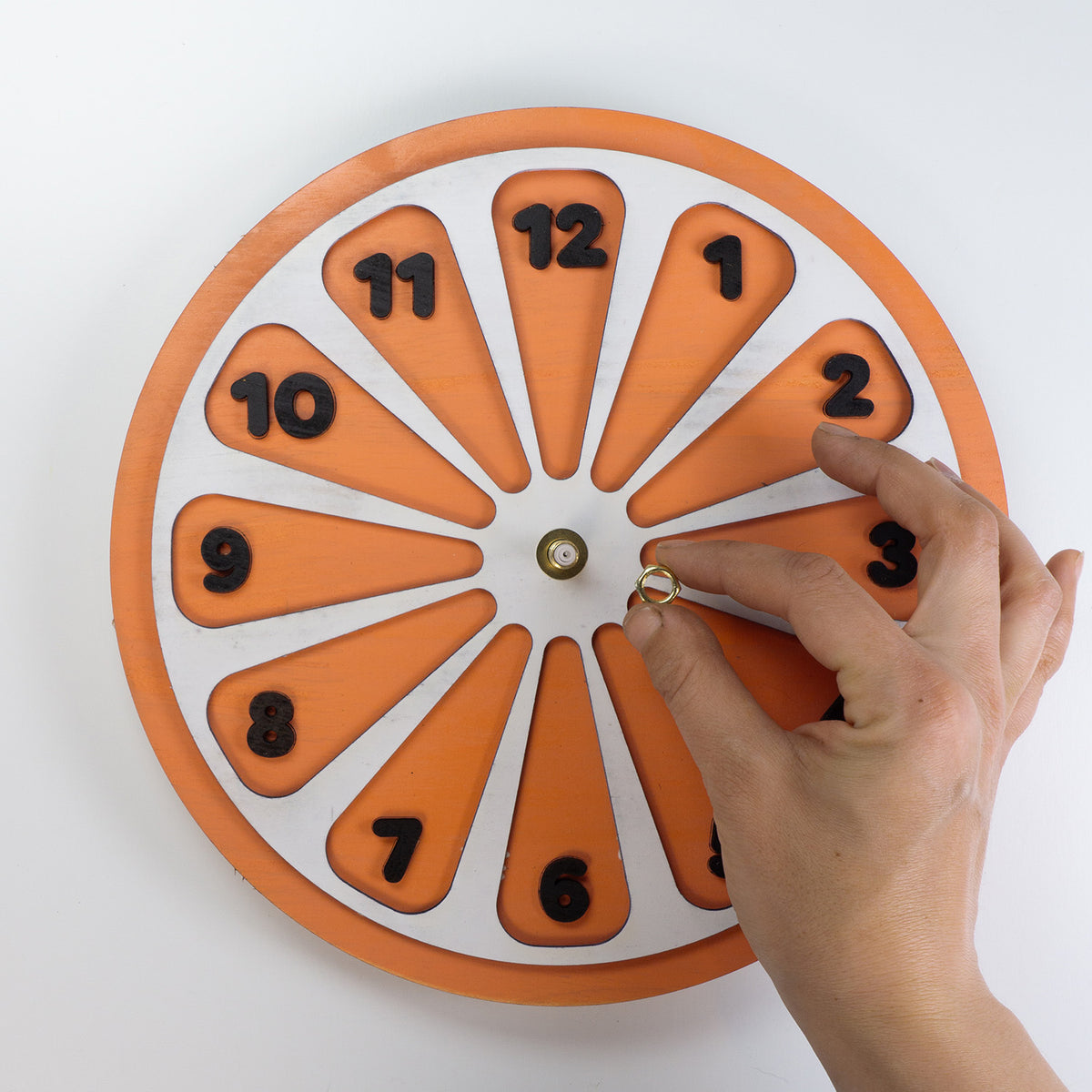 Citrus Slice Wall Clock