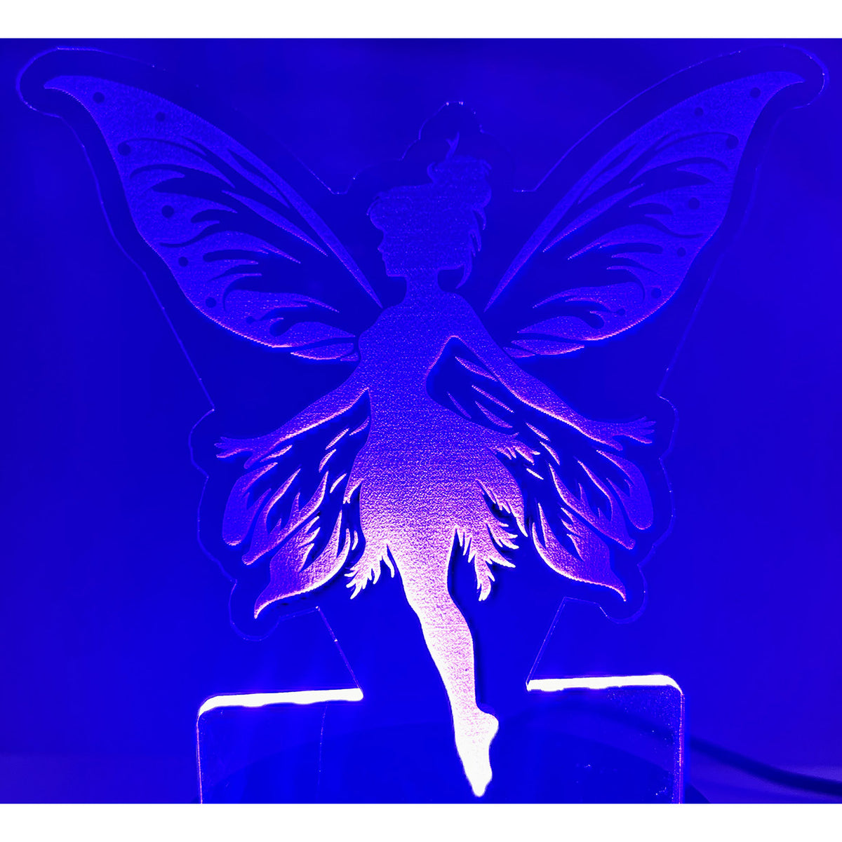 Fairy LED Nightlight #4 with glowing fairy silhouette.