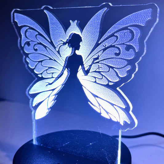 Fairy LED Nightlight #6 with glowing fairy design