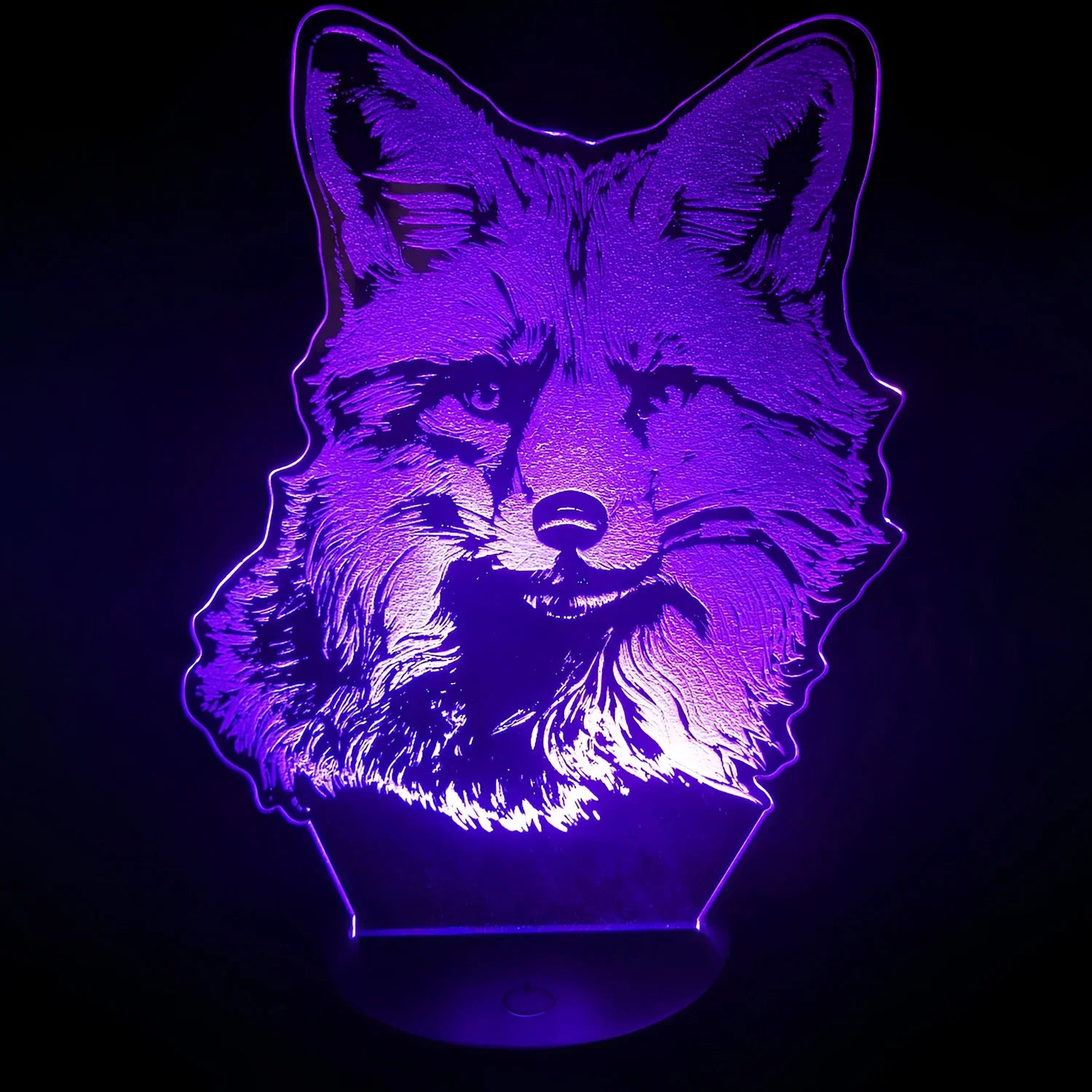 Sly Fox LED Nightlight with detailed fur and soft glow