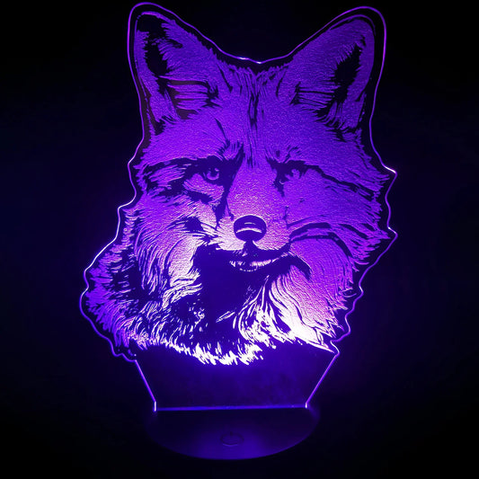 Sly Fox LED Nightlight with detailed fur and soft glow